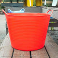  10.5Gal/38L Tubtrug Flexible Large Bucket - Red