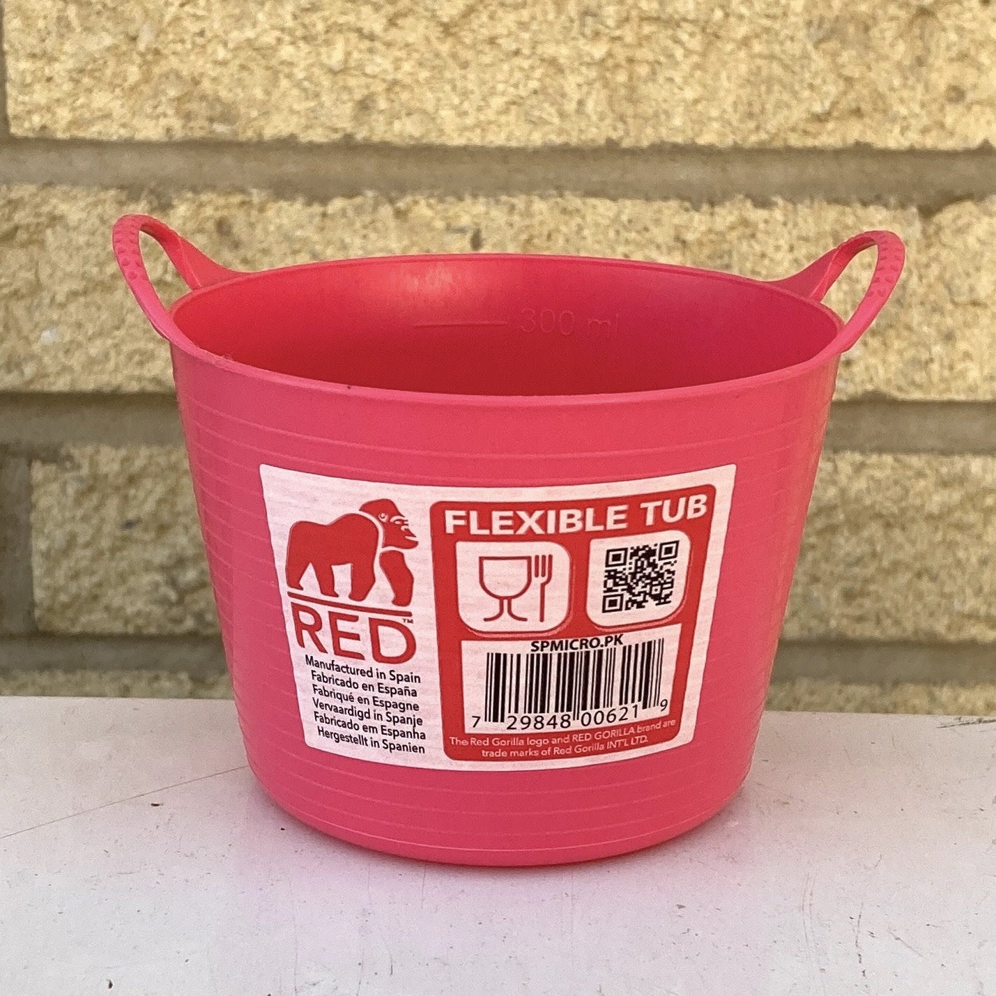  12.5oz/.37L Tubtrug Flexible Mini Microtub Bucket - Pink