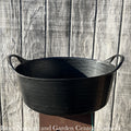  1.3Gal/5L Tubtrug Flexible Extra-Small Shallow Bucket - Black