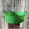  1.3Gal/5L Tubtrug Flexible Extra-Small Shallow Bucket - Green