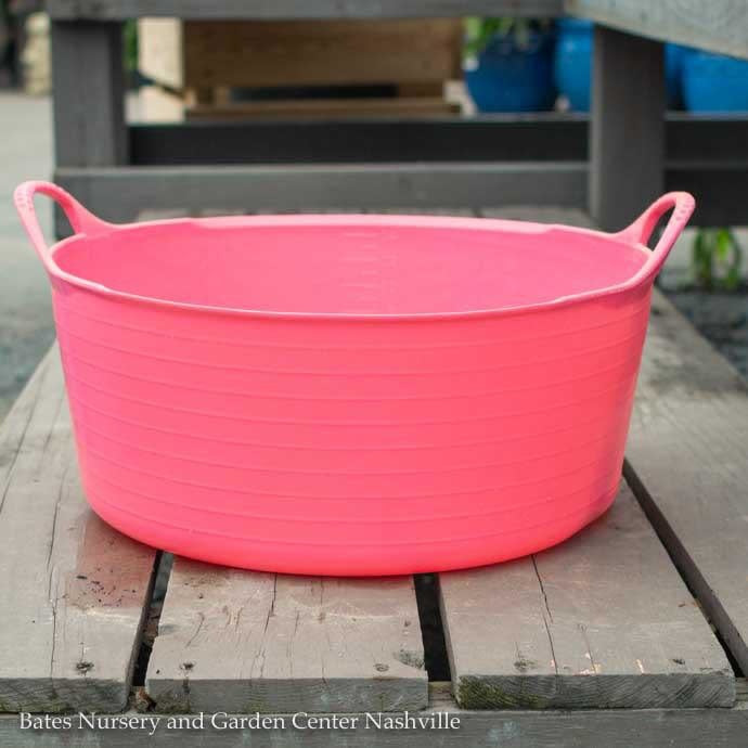  3.9Gal/15L Tubtrug Flexible Small Shallow Bucket - Pink