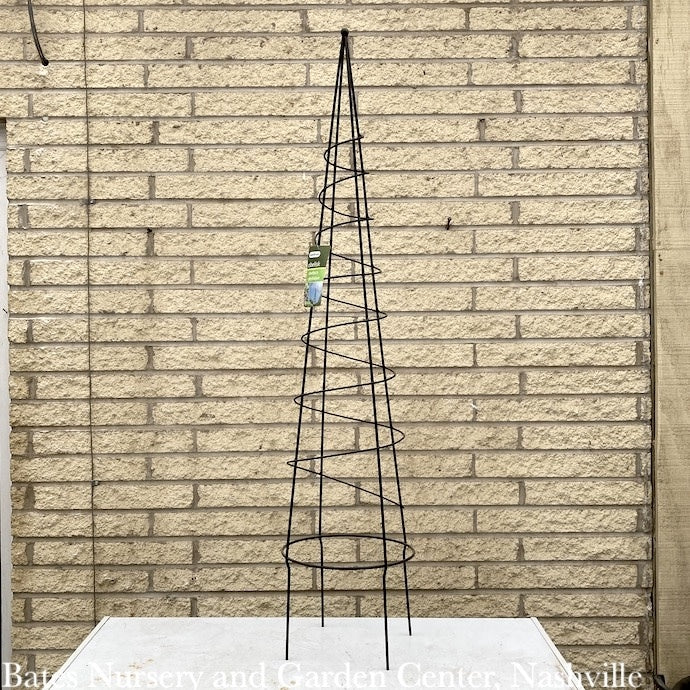  4' Obelisk SpiralBlack Gardman