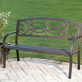  Bench Ornamental Scrollwork 33x50x23 Metal
