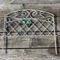  Border Fence French Country Scroll Dist White 16x18 Panacea