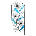  Bottle Tree / Trellis Floral Twinkling Solar 51"H