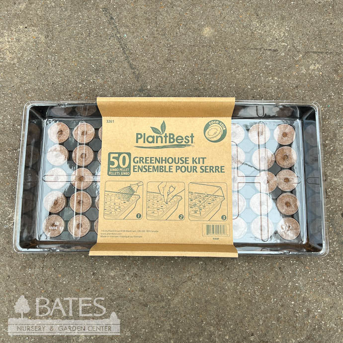  Coconut Coir Pellet Greenhouse Seed Starter Kit 50 Cells PlantBest
