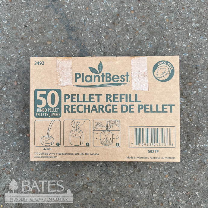  Coconut Coir Pellet Refills 50/pk PlantBest