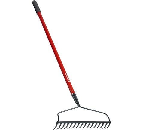  Corona Bow Rake 16-Tine Red FIBERGLASS Handle