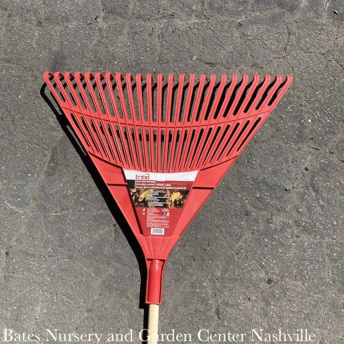  Garden Poly Leaf Rake 24" Wide Bond/Orbit