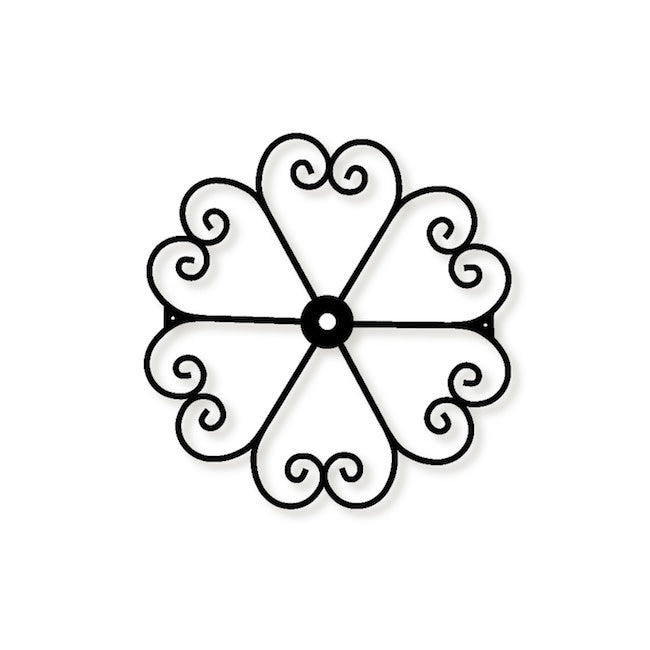  Multi-Hook Hanger Post & Scroll Base 88"H