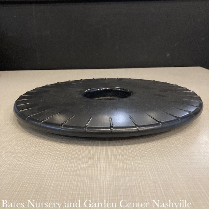  Plant Caddy 12" Smooth Ultra Flat Black