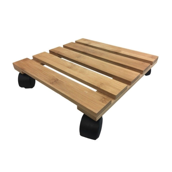  Plant Caddy Bamboo Square 11"