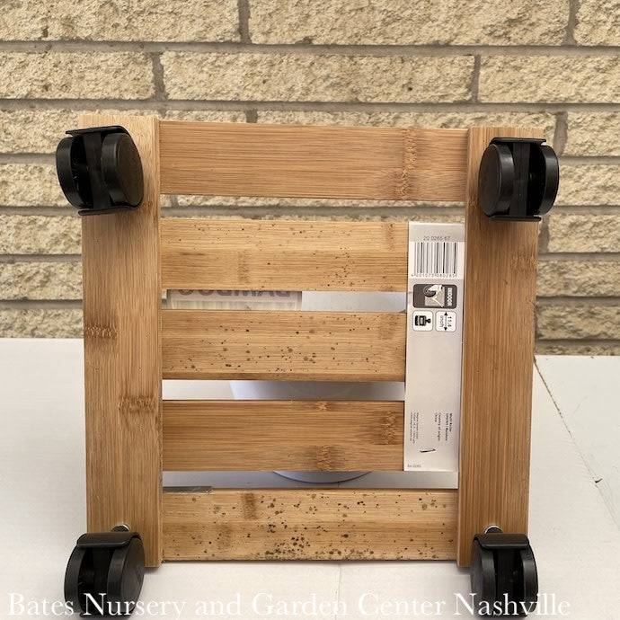  Plant Caddy Bamboo Square 11"