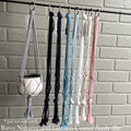  Plant Hanger 18" Macrame Mini Cotton Hanger Assorted Colors Primitive Planters
