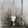  Plant Hanger 36" Macrame All Natural Jute W/Beads Primitive Planters
