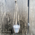  Plant Hanger 42" Macrame No Tassel Woven Primitive Planters