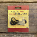  Plant Hook Ceiling Hook Black Pk/5 Panacea