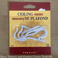  Plant Hook Ceiling Hook White Pk/5 Panacea