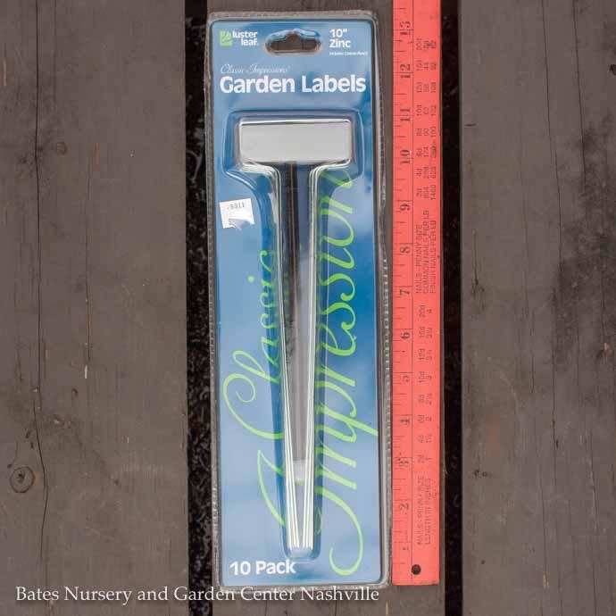  Plant Label Zinc 10" W/Pencil10Pk Luster Leaf