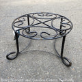  Plant Pot Stand Wrought Iron Rustic Arrow