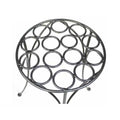  Plant Stand Droplet Sml 15x10 Graphite Metal