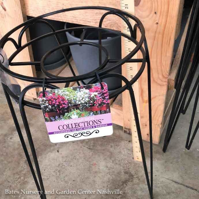  Plant Stand Hampton 15" Black Metal