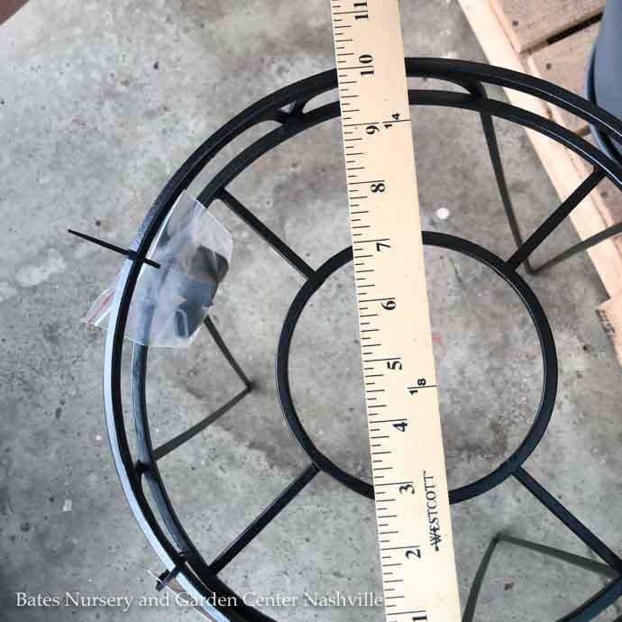  Plant Stand Hampton 21" Black Metal