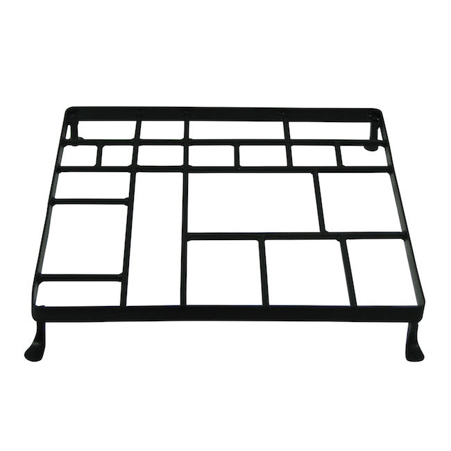  Plant Stand Mondrian Square Lrg 14x2 Black Metal