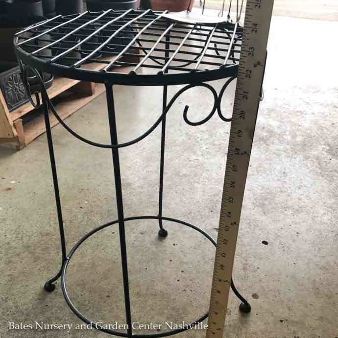  Plant Stand Moser Rd W/Scroll Collar Lrg 22x14