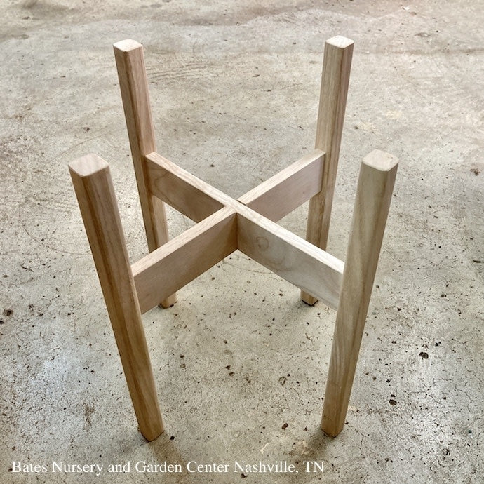  Plant Stand /Pot Stand Rubber Wood Med 14x16 (fits 12" Pot)