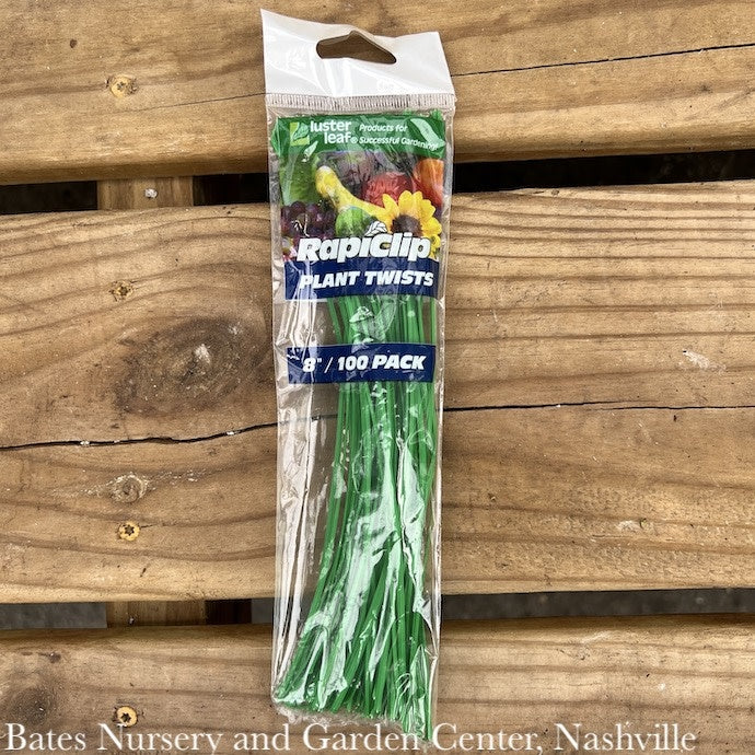  Plant Twist Tie Strips 8" 100/pk Luster Leaf