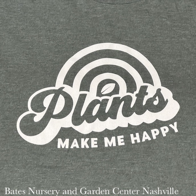  T-Shirt Plants Make Me Happy M.L.XL.2X Ea