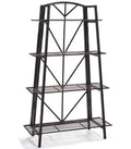  Tapered Rack 4-Shelves Metal 33x12x53