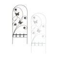 Trellis Butterfly 11x32 Black/White Metal