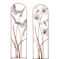  Trellis Butterfly/Dragonfly Asst 15.5x61 Wrought Iron