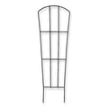  Trellis Fan /Pot Trellis 12x36 Black Metal
