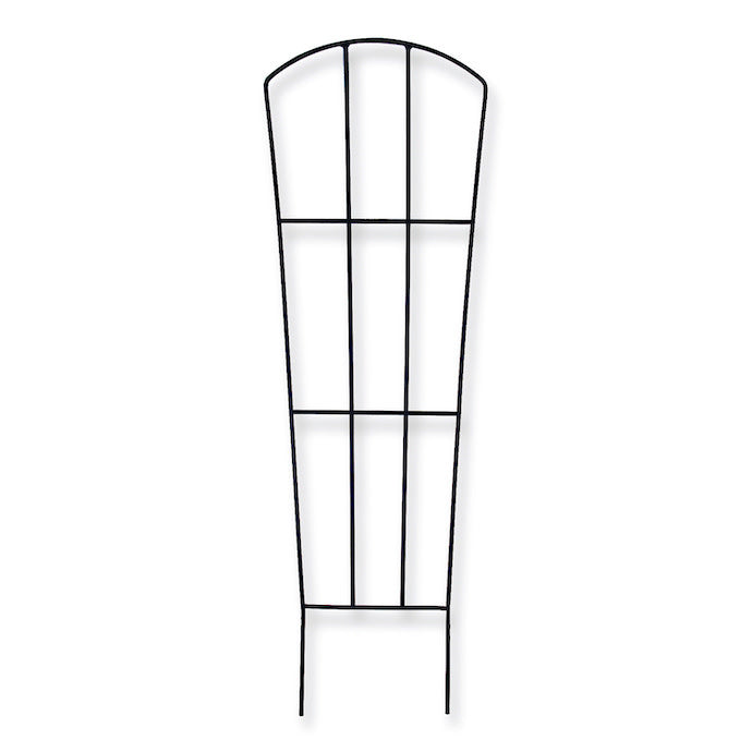  Trellis Fan /Pot Trellis 12x36 Black Metal