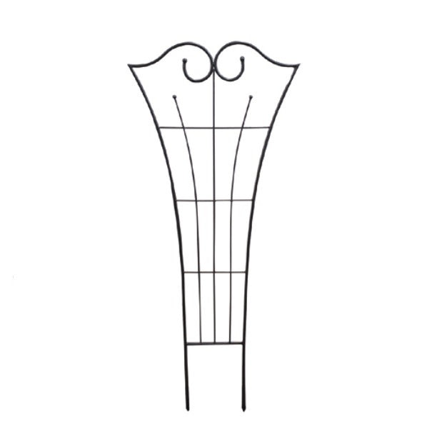  Trellis Fiddlehead 27x60 Graphite Metal