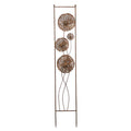  Trellis Flower Burst 9w X 49hBronze Color Metal