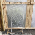  Trellis French Country Scroll 60" Dist White Panacea