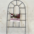  Trellis Sunburst Mini /Pot Trellis 9x18 Black Metal