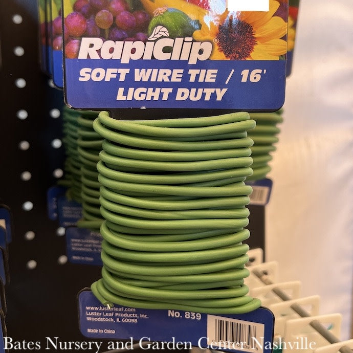  Twist Tie Soft 16' Thin Rapidclip Luster Leaf