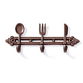  Wall Hook Knife/Spoon/Fork 3-Hook 11x4 Cast Iron